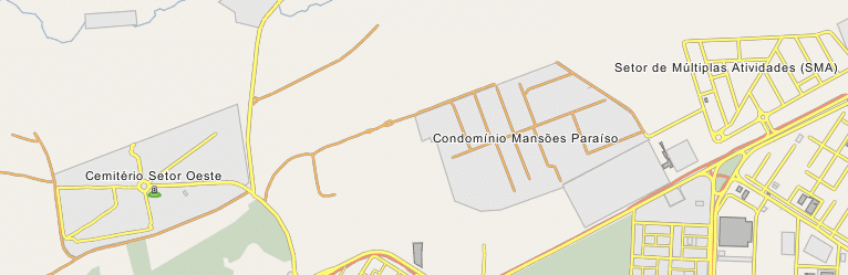 No Gama, a destruição de nascentes em área de preservação permanente (APP)