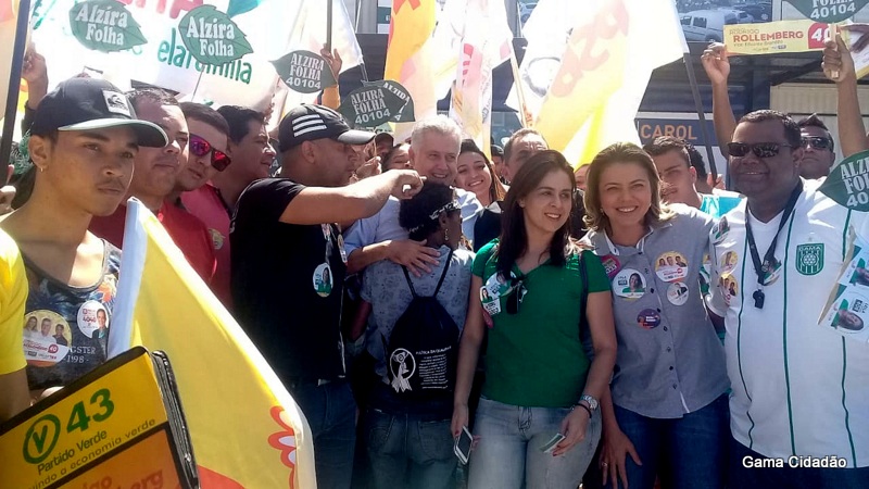 Eleições 2018 | Rollemberg, Chico Leite e Leila do Vôlei realizam caminhada no Gama