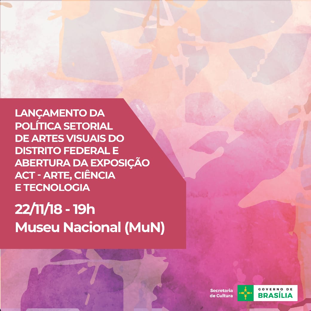 Lançamento da Política Setorial das Artes Visuais do Distrito Federal