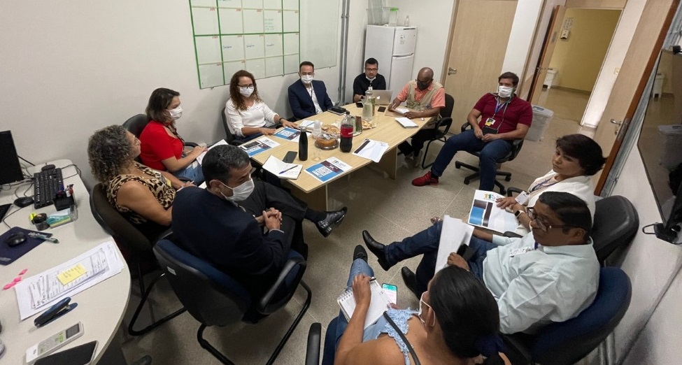 O encontro foi com os Conselhos de Saúde de Santa Maria e Gama