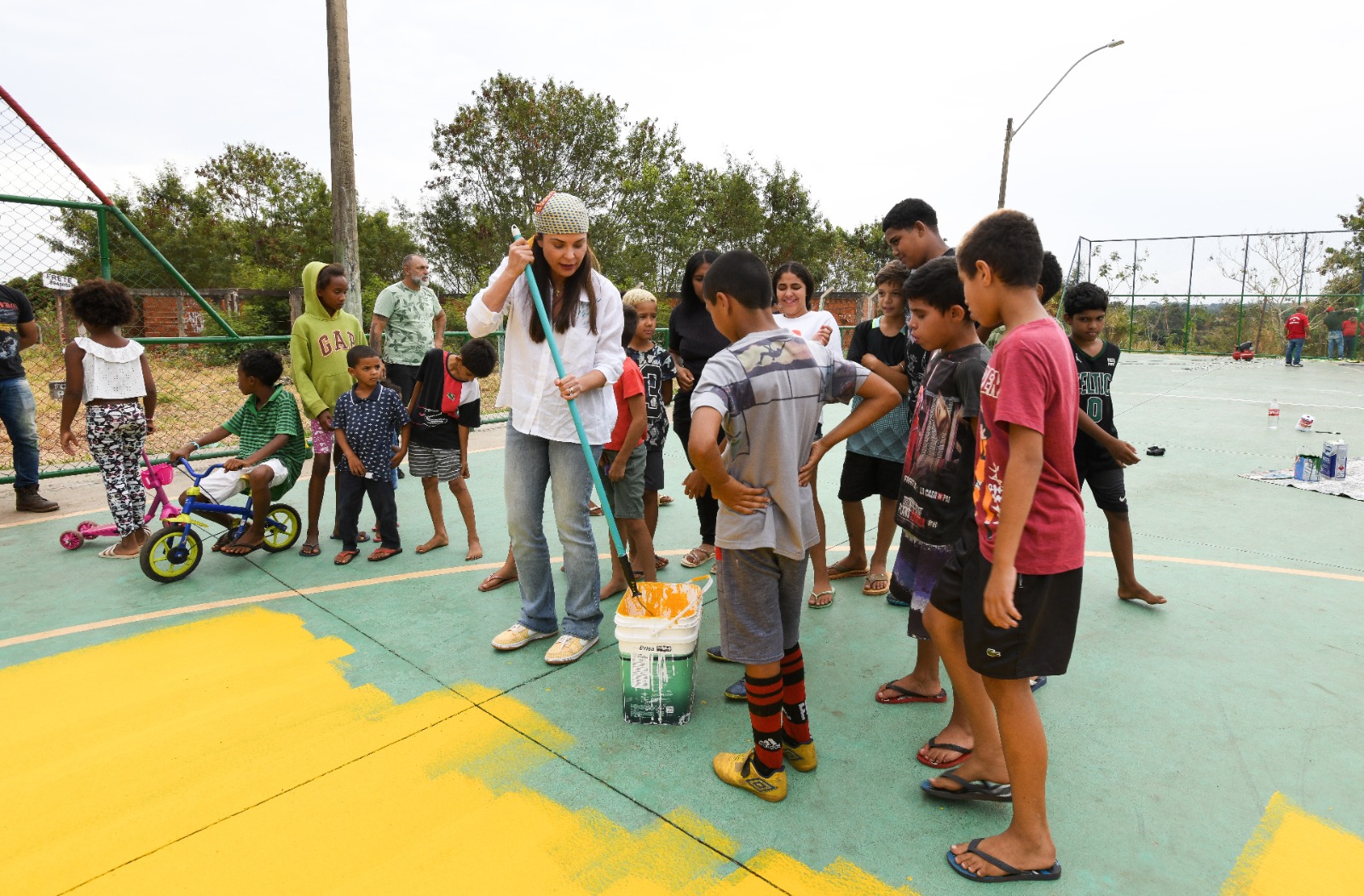 Secretária Marcela Passamani destaca ações em agenda no Gama